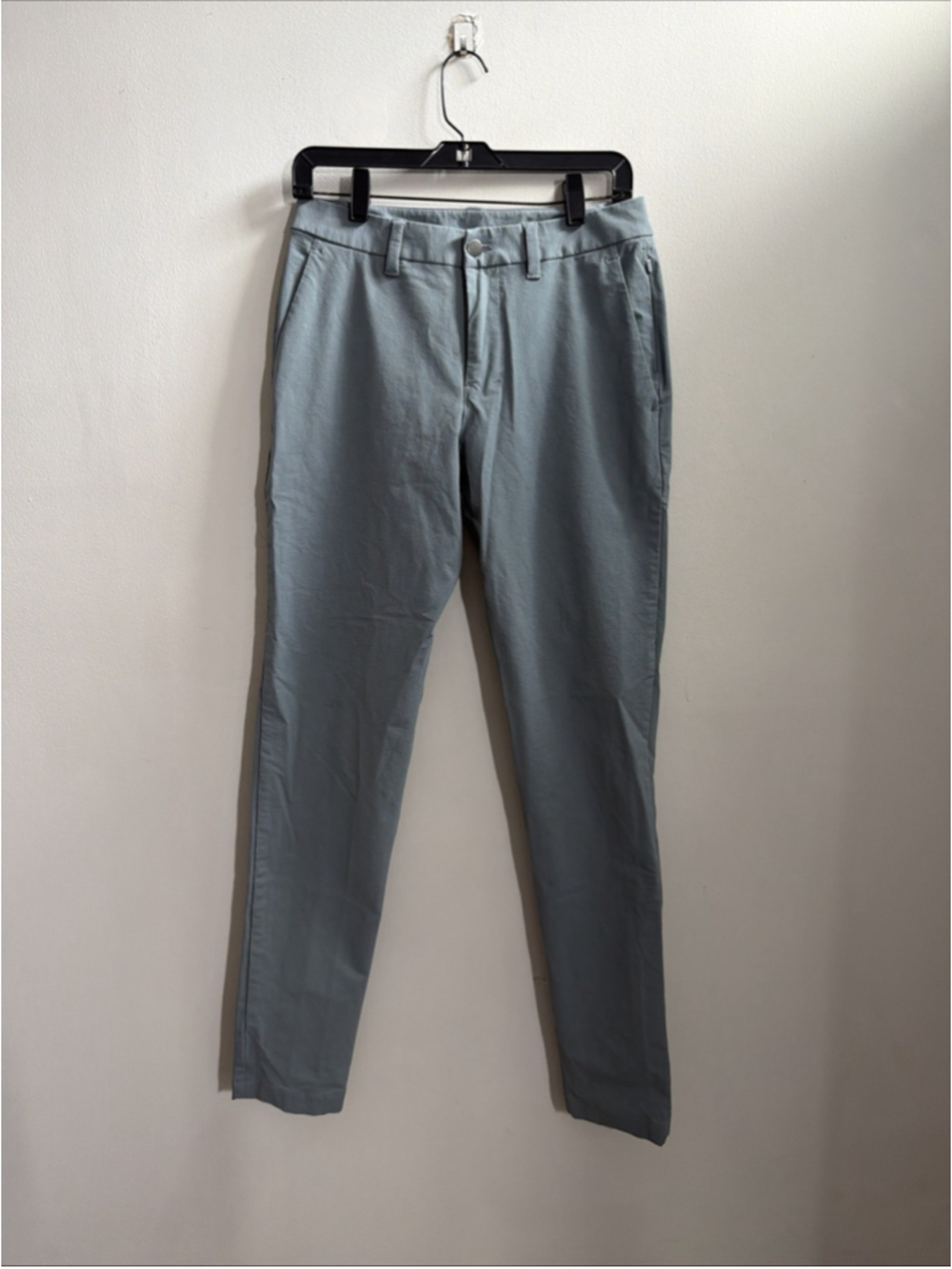 Lululemon ABC Slim Fit 5 Pocket Utilitech Pant 28x32 Blue Grey Chino LM5AXBS